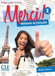 MERCI 1 METHODE DE FRANCAIS ELEVE+DVD-ROM