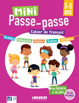 MINI PASSE-PASSE 5-6 ANS  CAHIER DE FRANÇAIS
