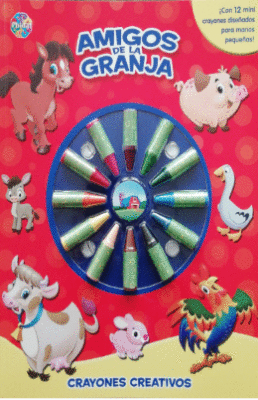CRAYONES CREATIVOS AMIGOS DE LA GRANJA