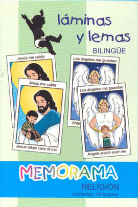 MEMORAMA RELIGION LAMINAS Y LEMAS BILINGUE