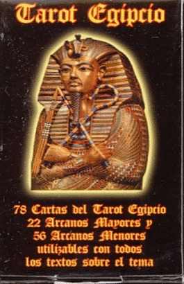 LIBRO MINI TAROT EGIPCIO CARTAS