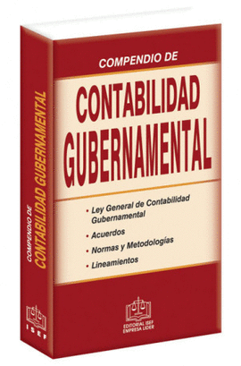 COMPENDIO DE CONTABILIDAD GUBERNAMENTAL 2019