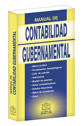 MANUAL DE CONTABILIDAD GUBERNAMENTAL 2019