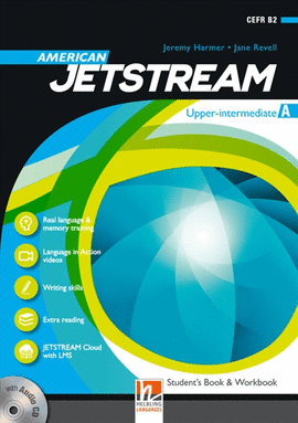 AMERICAN JETSTREAM UPPER-INTERMEDIATE A STUDENTS BOOK Y WORKBOOK WITH AUDIO CD