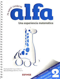 MI NUEVO CUADERNO ALFA 2 PREESC