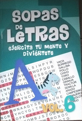 SOPA DE LETRAS VOL. 6