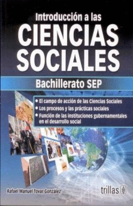 INTRODUCCION A LAS CIENCIAS SOCIALES BACHILLERATO  SEP