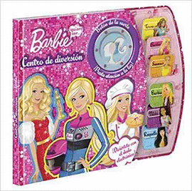 BARBIE CENTRO DE DIVERSION  (INCLUYE BOTON DE LA SUERTE Y FICHAS)