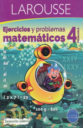 EJERCICIOS Y PROBLEMAS MATEMATICOS 4 PRIMARIA
