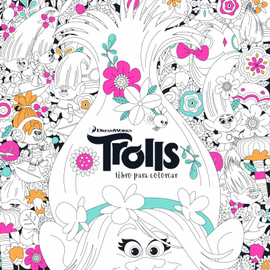 TROLLS LIBRO PARA COLOREAR