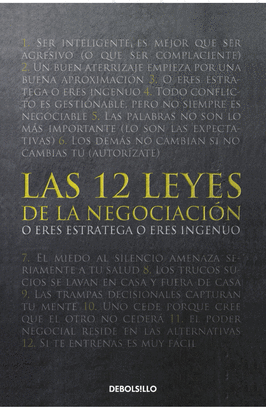 LAS 12 LEYES DE LA NEGOCIACIÓN
