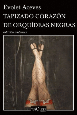 TAPIZADO CORAZÓN DE ORQUÍDEAS NEGRAS