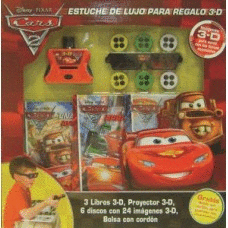 CARS 2 ESTUCHE DE LUJO PARA REGALO 3D