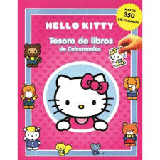 TESORO DE LIBROS DE CALCOMANIAS HELLO KITTY