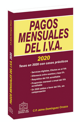 PAGOS MENSUALES DEL IVA 2020