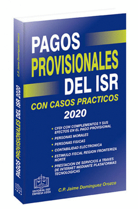 PAGOS PROVISIONALES DEL ISR 2020