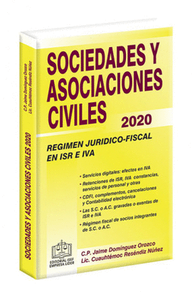 SOCIEDADES Y ASOCIACIONES CIVILES 2020