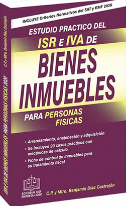 ESTUDIO PRACTICO DEL ISR E IVA DE BIENES INMUEBLES PARA PERSONAS FISICAS 2020