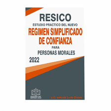 RESICO PARA PERSONAS MORALES 2022