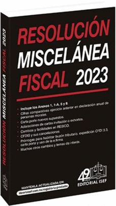 RESOLUCIÓN MISCELÁNEA FISCAL 2023