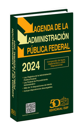 AGENDA DE LA ADMINISTRACIÓN PÚBLICA FEDERAL 2024