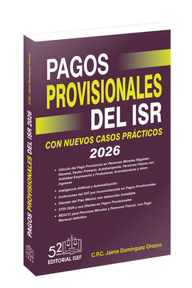 PAGOS PROVISIONALES DEL ISR 2026