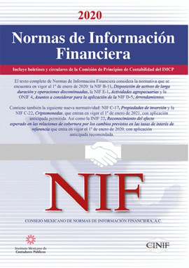 NIF 2020 NORMA DE INFORMACION FINANICERA (PROFESIONAL)