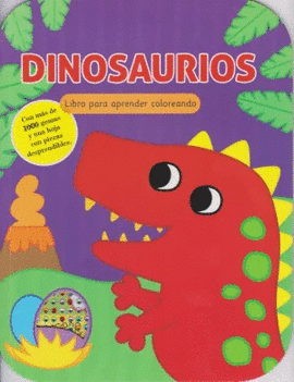 LIBRO PARA APRENDER COLOREANDO: DINOSAURIOS