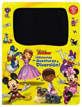 LIBRO INFANTIL CON PIZARRÓN ELECTRÓNICO: DISNEY JUNIOR: ¡HISTORIAS DE AVENTURAS Y DIVERSIÓN!