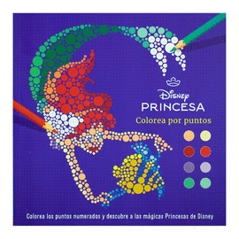 COLOREA POR PUNTOS DISNEY PRINCESA