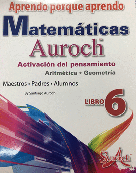 APRENDO PORQUE APRENDO MATEMATICAS LIBRO 6