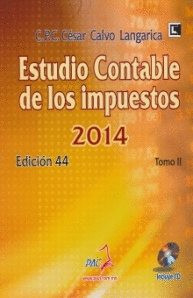 ESTUDIO CONTABLE DE LOS IMPUESTOS 2014 TOMO II