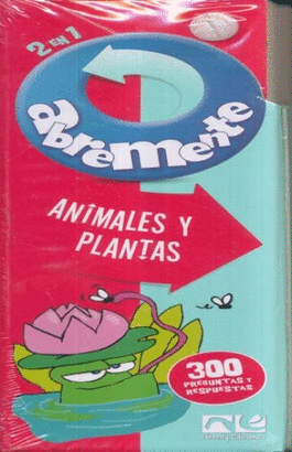 ABREMENTE TEMATICO 2 EN 1 ANIMALES Y PLANTAS