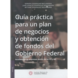 GUÍA PRÁCTICA PARA UN PLAN DE NEGOCIOS Y OBTENCIÓN DE FONDOS DEL GOBIERNO FEDERAL