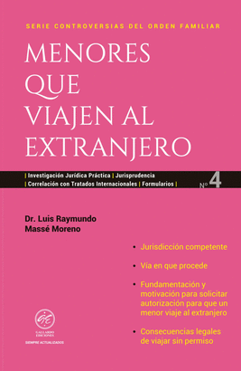 MENORES QUE VIAJAN AL EXTRANJERO N°4 2026