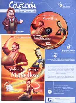 ALADINO Y LA LAMPARA MARAVILLOSA+LIBRO+CD-ROM DE COMP.LECT.