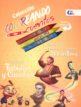 COLOREANDO ALADINO Y FABULAS C/CRAYONES