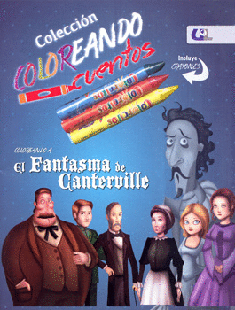 COLOREANDO A EL FANTASMA DE CANTERVILLE C/CRAYONES