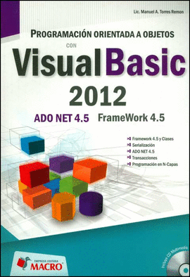 PROGRAMACION ORIENTADA A OBJETOS C/VISUAL BASIC 2012