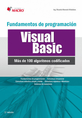 FUNDAMENTOS DE PROLONGACION VISUAL BASIC MAS DE 100 ALGORITMOS