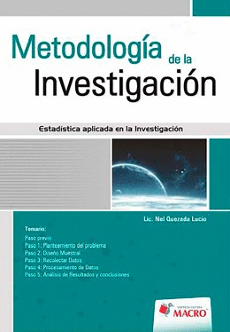 METODOLOGÍA DE LA INVESTIGACIÓN - ESTADÍSTICA APLICADA EN LA INVESTIGACIÓN