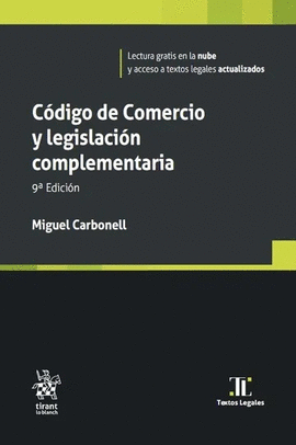 CÓDIGO DE COMERCIO Y LEGISLACIÓN COMPLEMENTARIA 9ª EDICIÓN