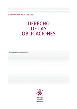 DERECHO DE LAS OBLIGACIONES 5ª EDICIÓN