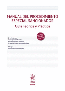 MANUAL DEL PROCEDIMIENTO ESPECIAL SANCIONADOR. GUÍA TEÓRICA Y PRÁCTICA