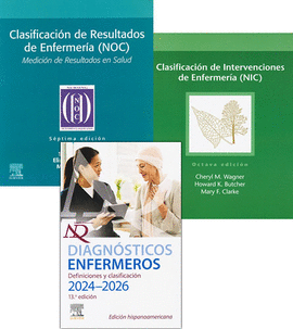 PAQ.NANDA 2024/2026+NIC 8ED.+NOC 7ED. (C/3 LIBROS)