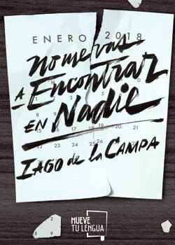 NO ME VAS A ENCONTRAR EN NADIE
