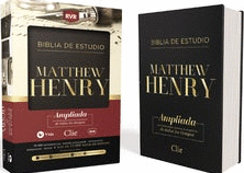 RVR BIBLIA DE ESTUDIO MATTHEW HENRY, LEATHERSOFT, NEGRO