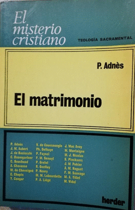 EL MATRIMONIO