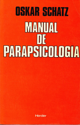 MANUAL DE PARAPSICOLOGIA