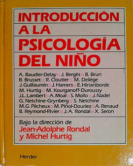 INTRODUCCION A LA PSICOLOGIA DEL NIÑO